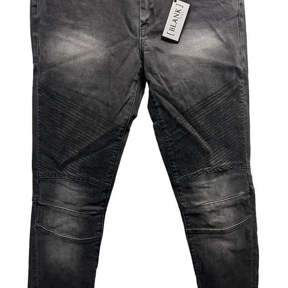 Blank NYC Denim Skinny Leg Ankle‎ Zip Jeans Black - Picture 5 of 12